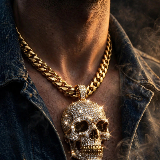 Skull Diamond Pendant lifestyle