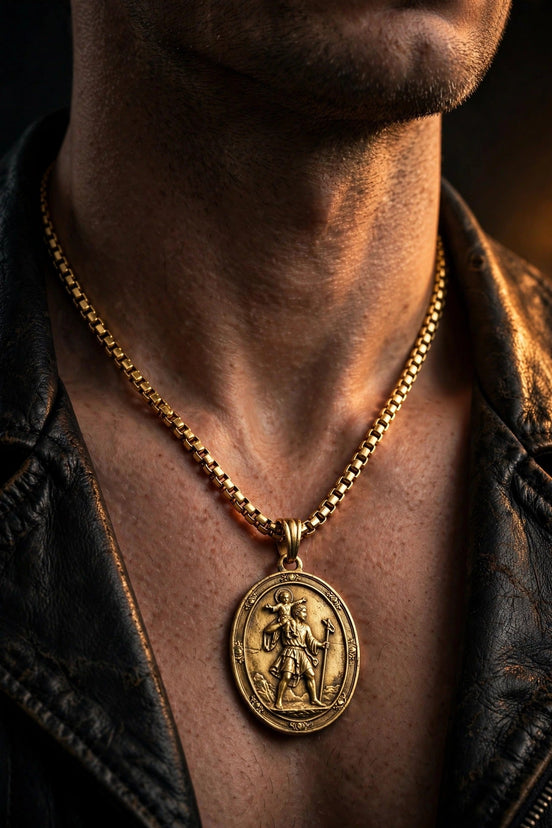 St. Christopher Medallion lifestyle