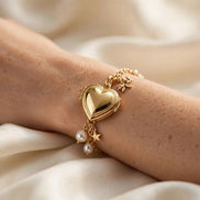 Openable Heart Locket Charm lifestyle
