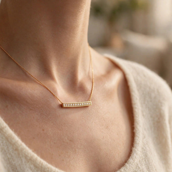 Diamond Bar Pendant lifestyle