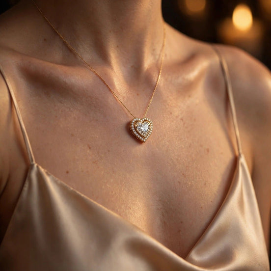 Diamond Heart Pendant lifestyle