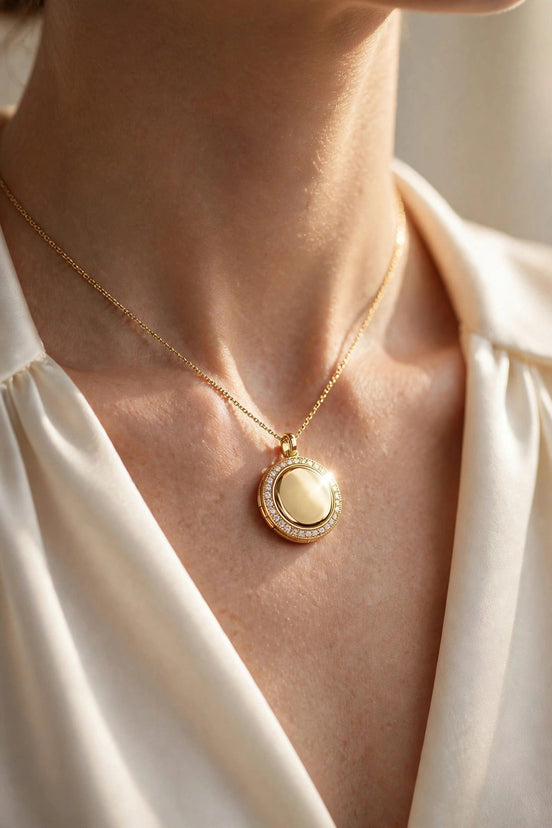 Diamond Locket Pendant lifestyle