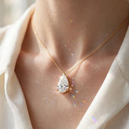 Pear Diamond Pendant lifestyle