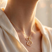 Script Initial Pendant lifestyle