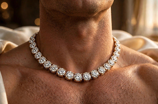 Prong-Set Tennis Chain XL lifestyle