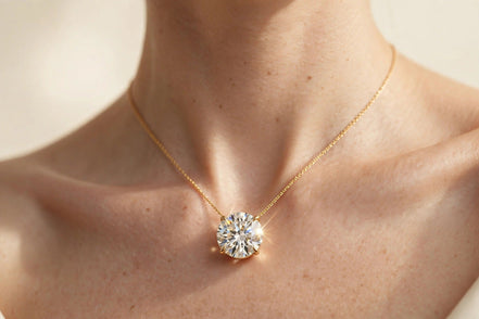 Round Solitaire Pendant lifestyle