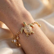 Sea Turtle Diamond Charm lifestyle