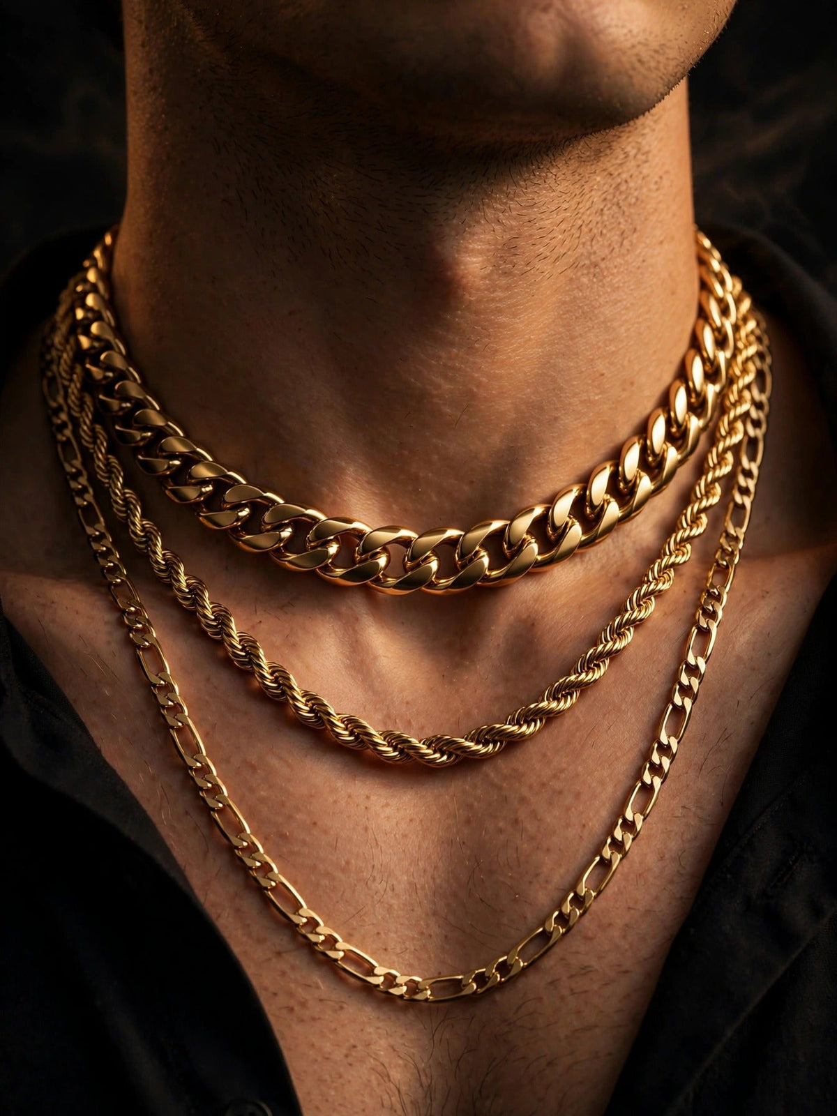 Three-Chain Layering Set lifestyle