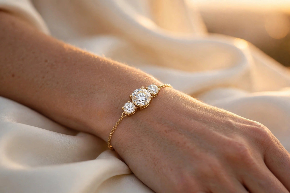 Trilogy Diamond Bracelet lifestyle