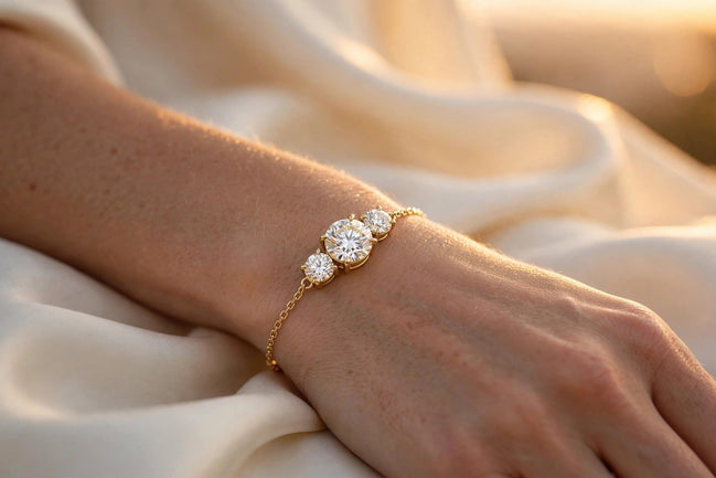 Trilogy Diamond Bracelet lifestyle