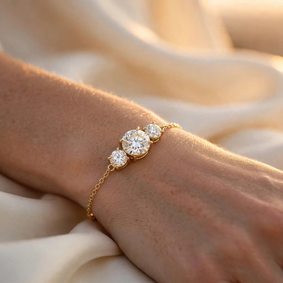 Trilogy Diamond Bracelet lifestyle