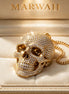3D Iced Skull Pendant