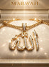 Allah Diamond Pendant in the MARWAH ivory box
