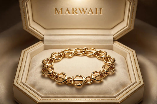 Anchor Gold Bracelet