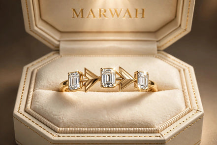 Art Deco Diamond Band