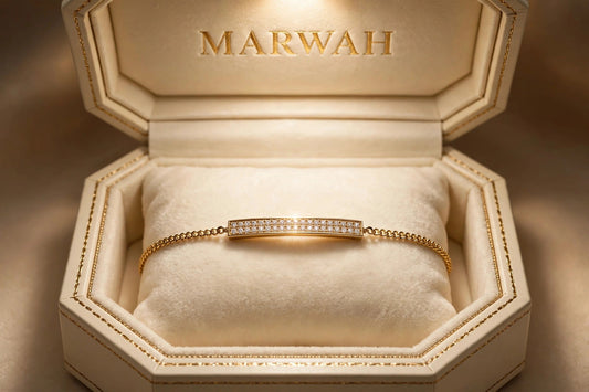 Diamond Bar Chain Bracelet