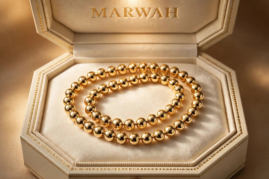 Men's Gold Bead Chain