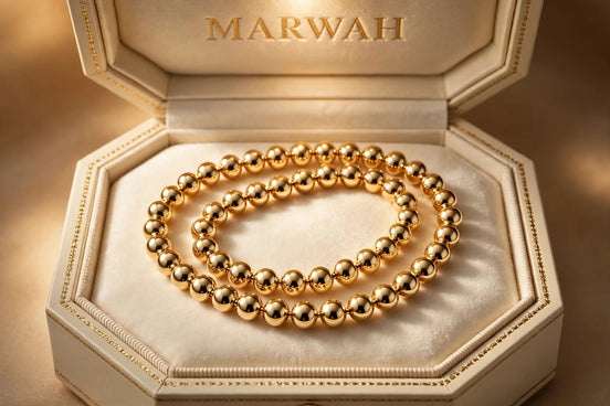 Men's Gold Bead Chain