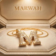 Signature Block Initial Pendant