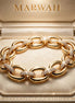 Bold Link Diamond Bracelet