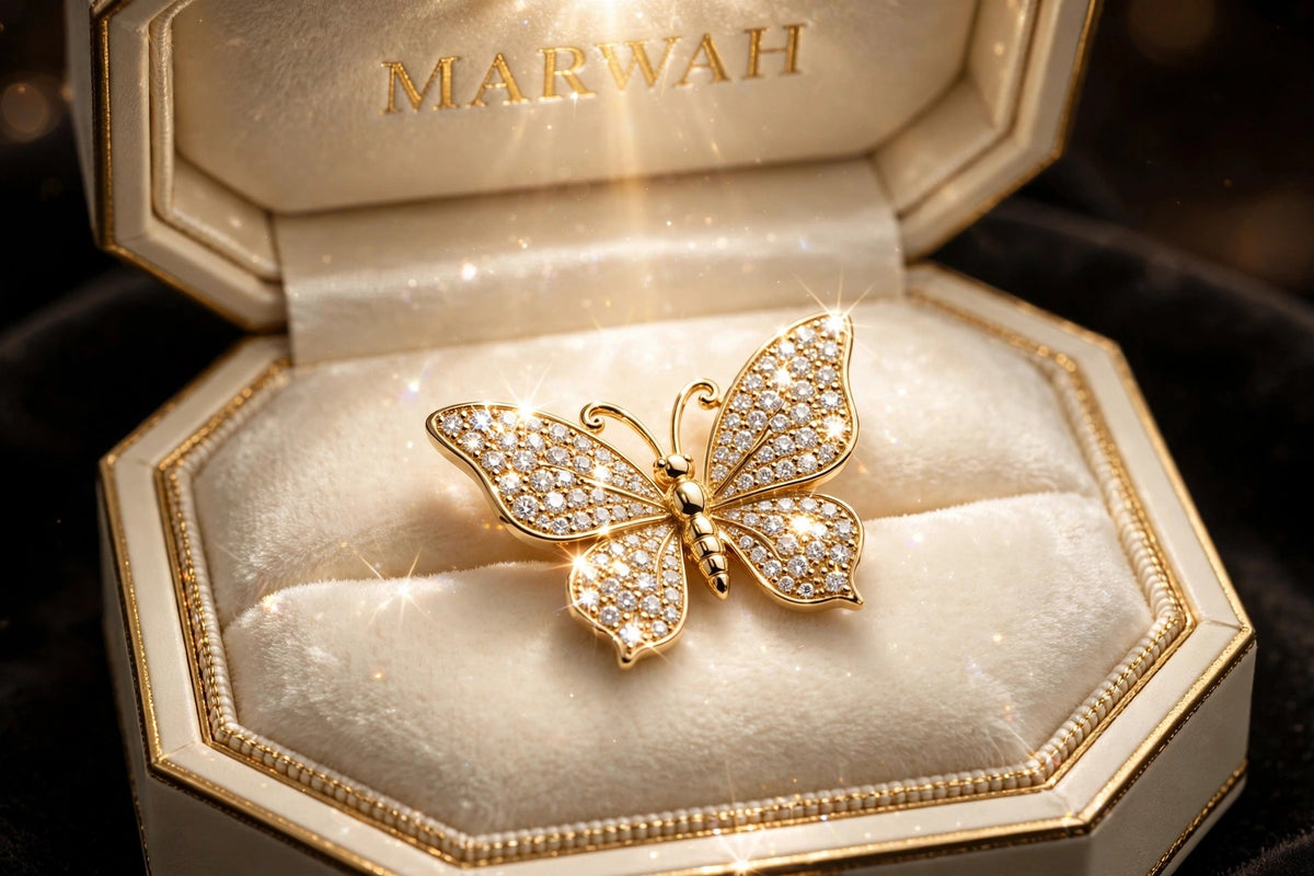 Butterfly Diamond Charm