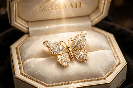 Butterfly Diamond Charm