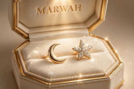 Celestial Moon and Star Studs
