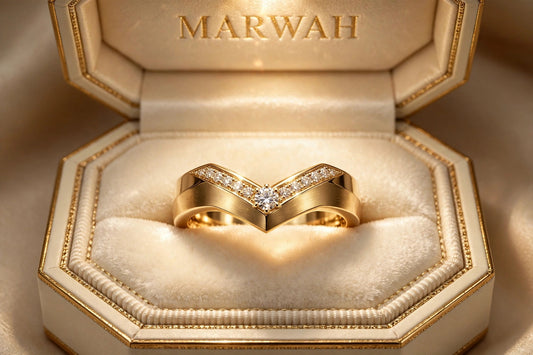 Chevron Diamond Band