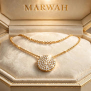 Diamond Circle Chain Necklace