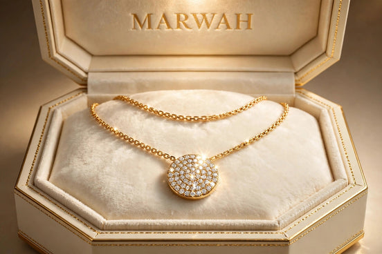 Diamond Circle Chain Necklace
