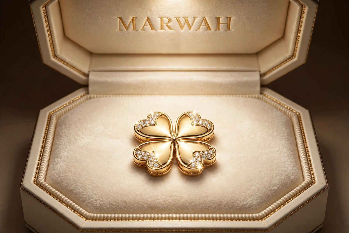 Four-Leaf Clover Charm