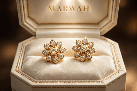 Floral Cluster Studs