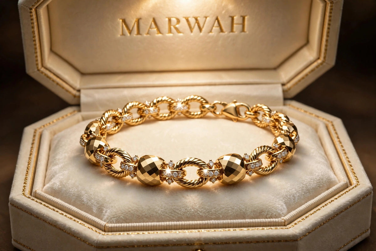 Diamond-Cut Rope Bracelet