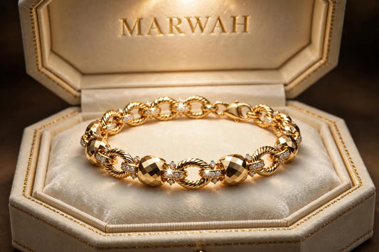 Diamond-Cut Rope Bracelet