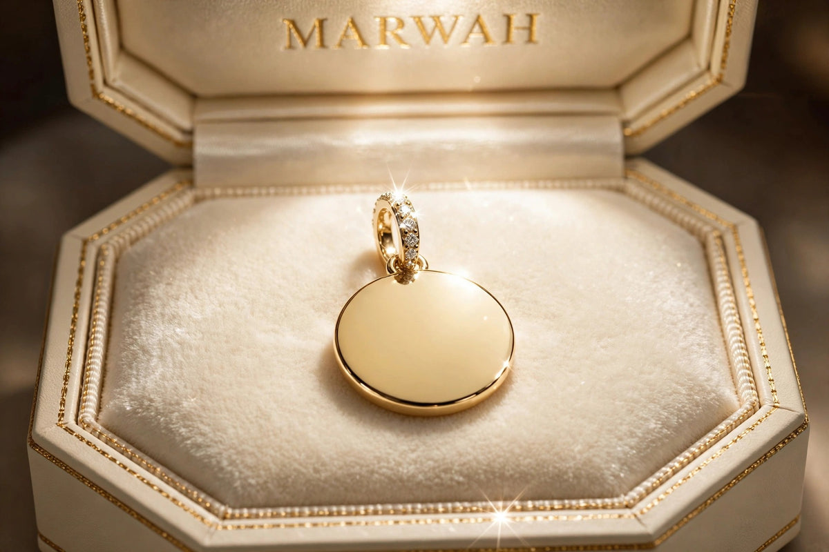 Engravable Disc Charm