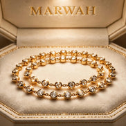 Double-Wrap Diamond Station Bracelet