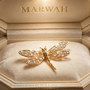 Dragonfly Diamond Charm