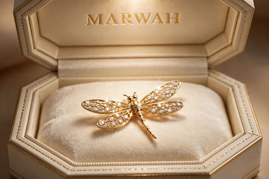 Dragonfly Diamond Charm