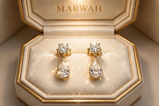 Diamond Drop Studs