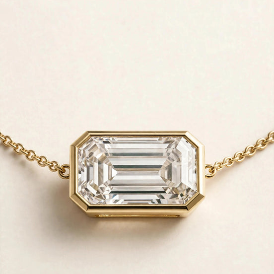 East-West Diamond Pendant