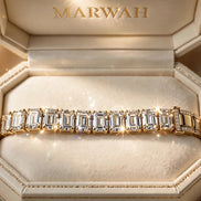 Emerald-Cut Tennis Bracelet
