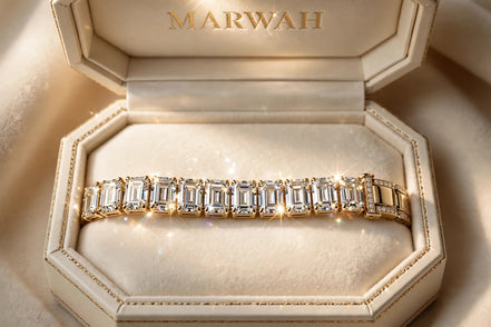 Emerald-Cut Tennis Bracelet