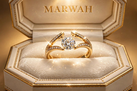 Floating Diamond Ring