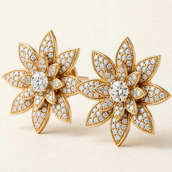 Floral Cluster Studs