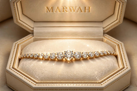 Graduated Diamond Line Bracelet