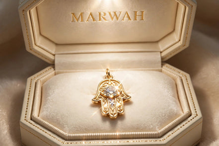 Hamsa Diamond Charm