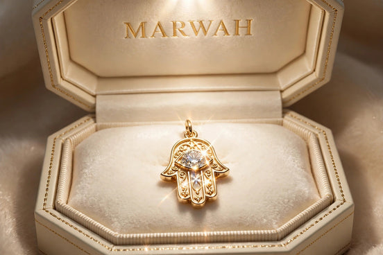 Hamsa Diamond Charm