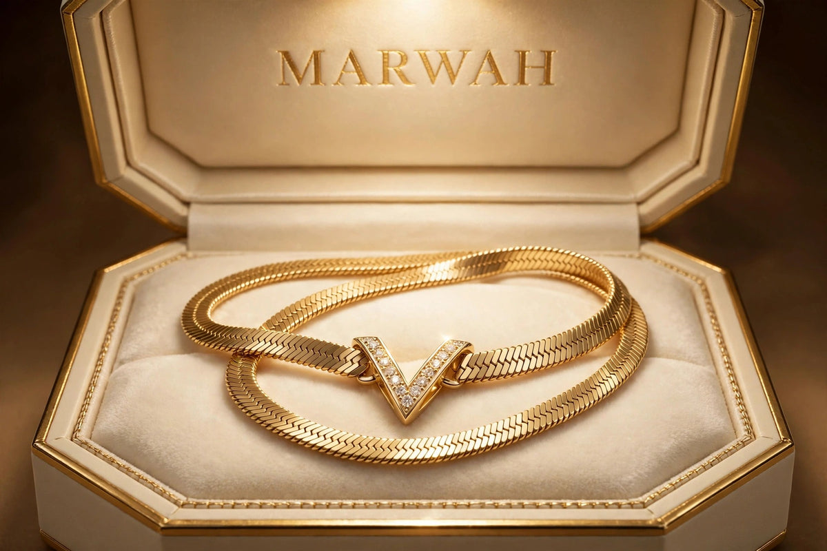 Herringbone Chain Necklace
