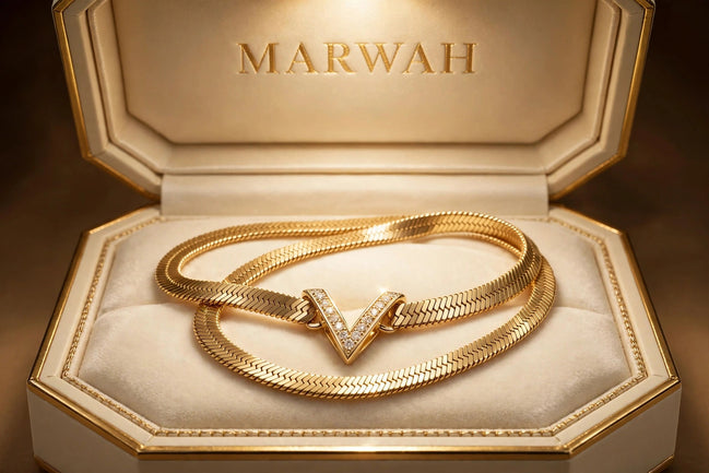 Herringbone Chain Necklace