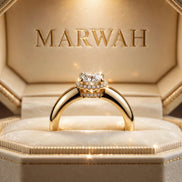 Hidden Halo Chunky Ring